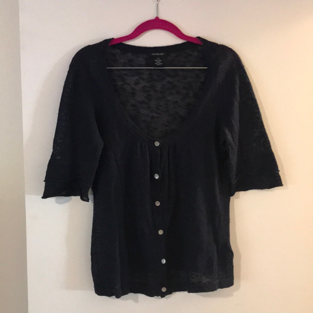 Calvin Klein navy blue sweater
